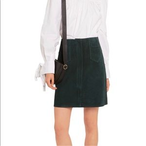 M.i.h. Suede skirt SMALL green GORGEOUS